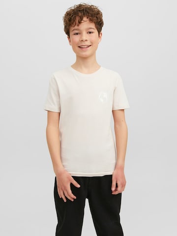 T-Shirt Jack & Jones Junior en beige : devant