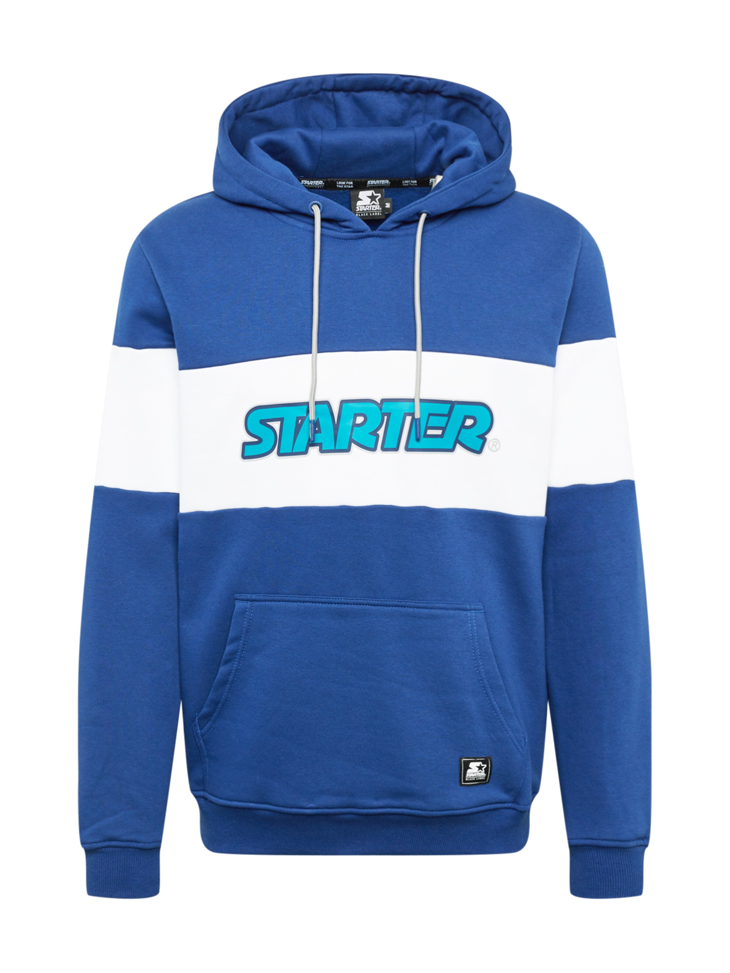 Starter Black Label Sweatshirt in Blau: Vorderseite
