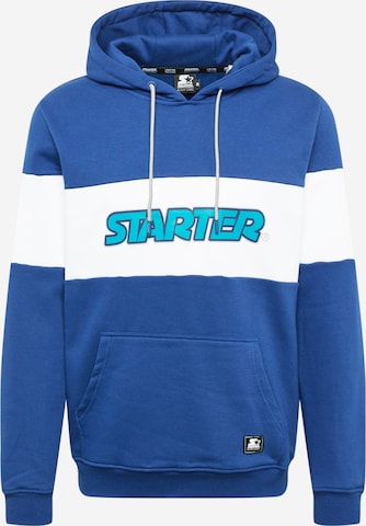 Starter Black Label Sweatshirt in Blauw: voorkant