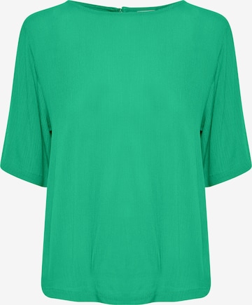 ICHI Blouse 'MARRAKECH' in Groen: voorkant