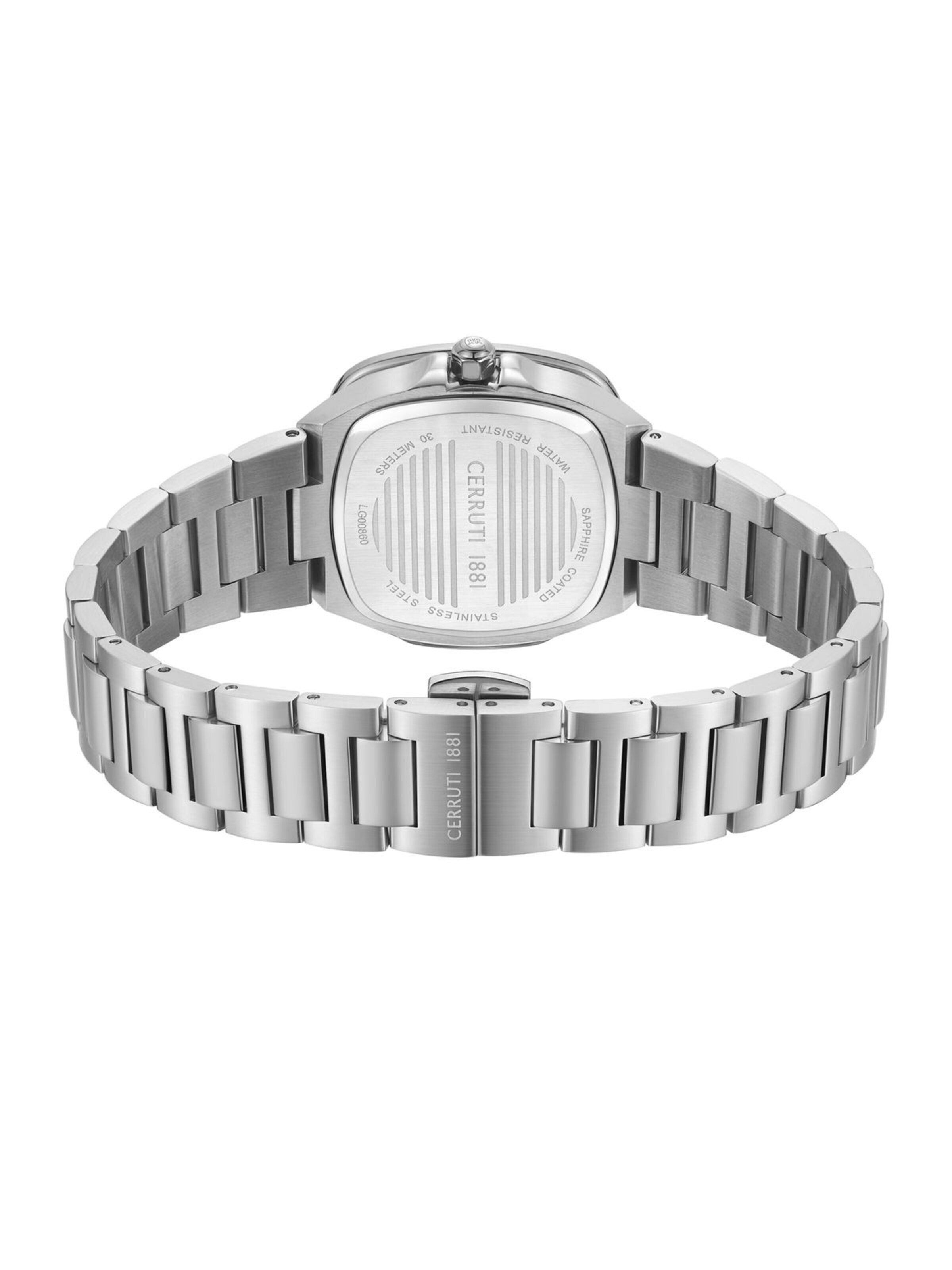 Montre à affichage analogique 'Cerruti 1881 - Function watch Casale - Quartz watch movement - Watch case width: 24 mm' CERRUTI 1881 en argent