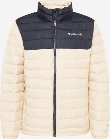 Veste outdoor COLUMBIA en beige : devant