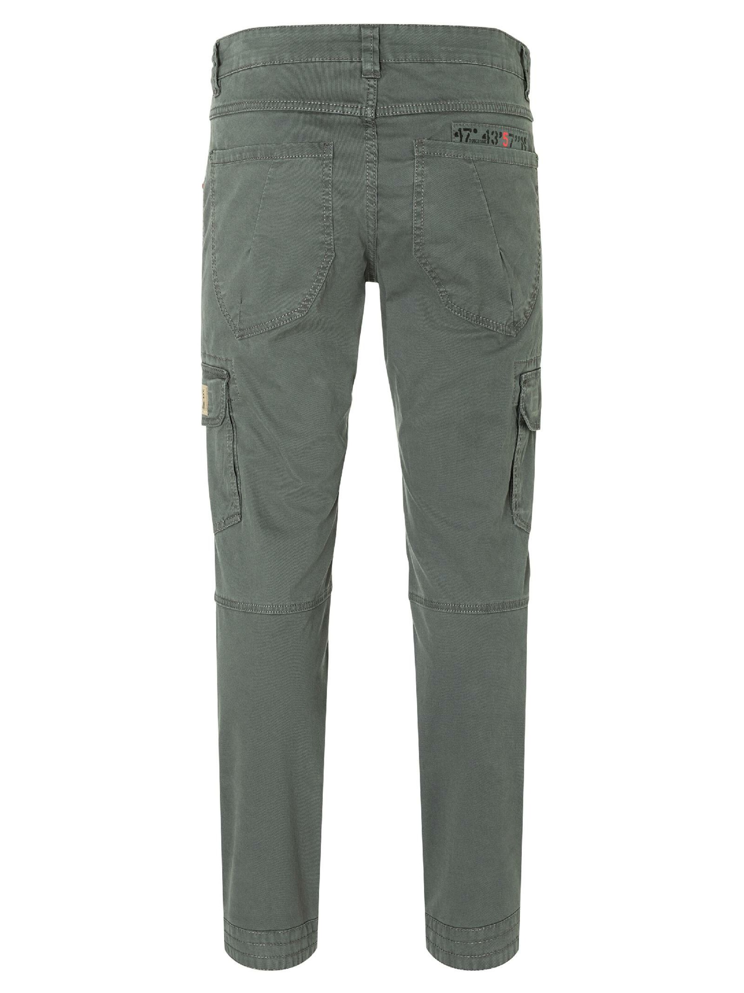 TIMEZONE Slimfit Hose 'Roger' in Grau