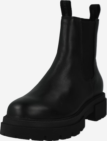 BLACKSTONE Chelsea Boots in Black: front