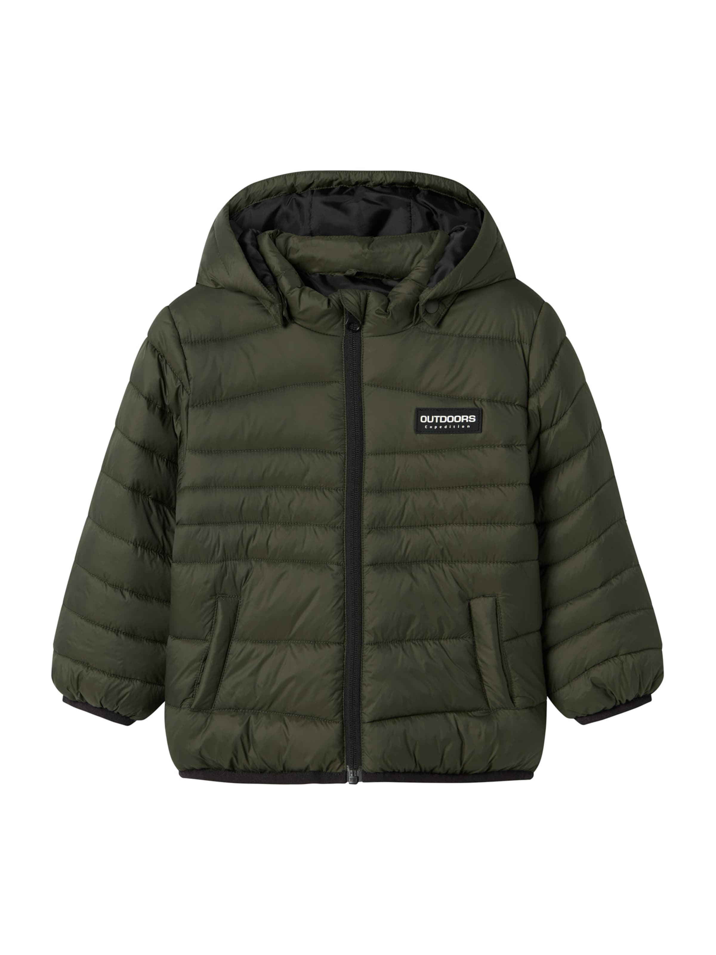 NAME IT Overgangsjakke 'NMMMarble' i grøn: forside