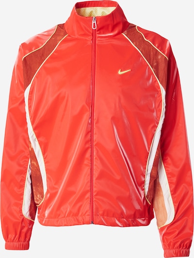 Nike Sportswear Jacke in orangerot / weiß, Produktansicht