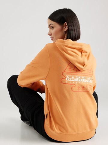 NAPAPIJRI Sweatshirt 'B-FABER' in Oranje