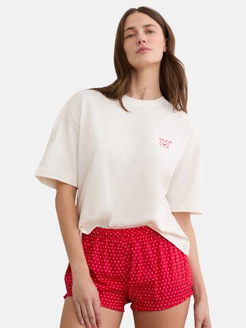 ETAM Shorty 'BAISER' in Rot