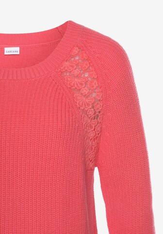 LASCANA Pullover in Pink