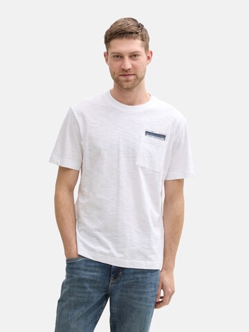 TOM TAILOR Shirt in Wit: voorkant