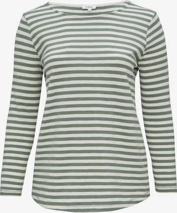 T-shirt s.Oliver en vert : devant