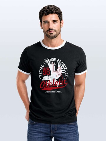 Neverless Shirt 'Eagle Athletic' in White: front