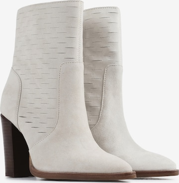 BRONX Ankle Boots 'New-Americana' in Beige: front
