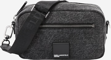 juoda KARL LAGERFELD JEANS Rankinė su ilgu dirželiu: priekis