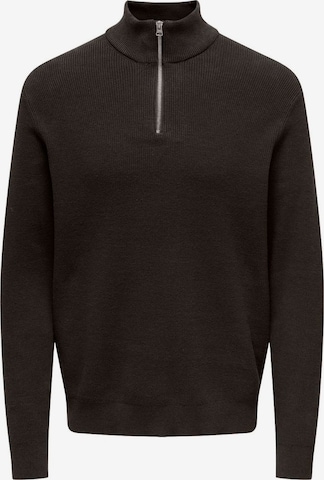 Pullover 'ONSPHIL' di Only & Sons in marrone: frontale