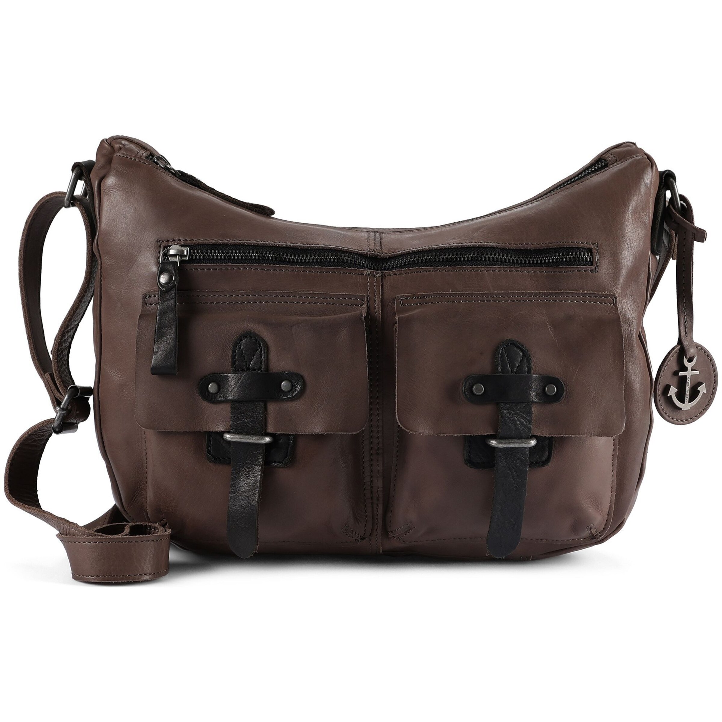 Sac à bandoulière 'Urban Poets Emerson' Harbour 2nd en marron : devant