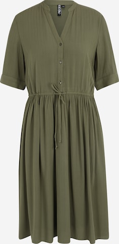 Pieces Tall Shirt Dress 'Otena' in Green: front