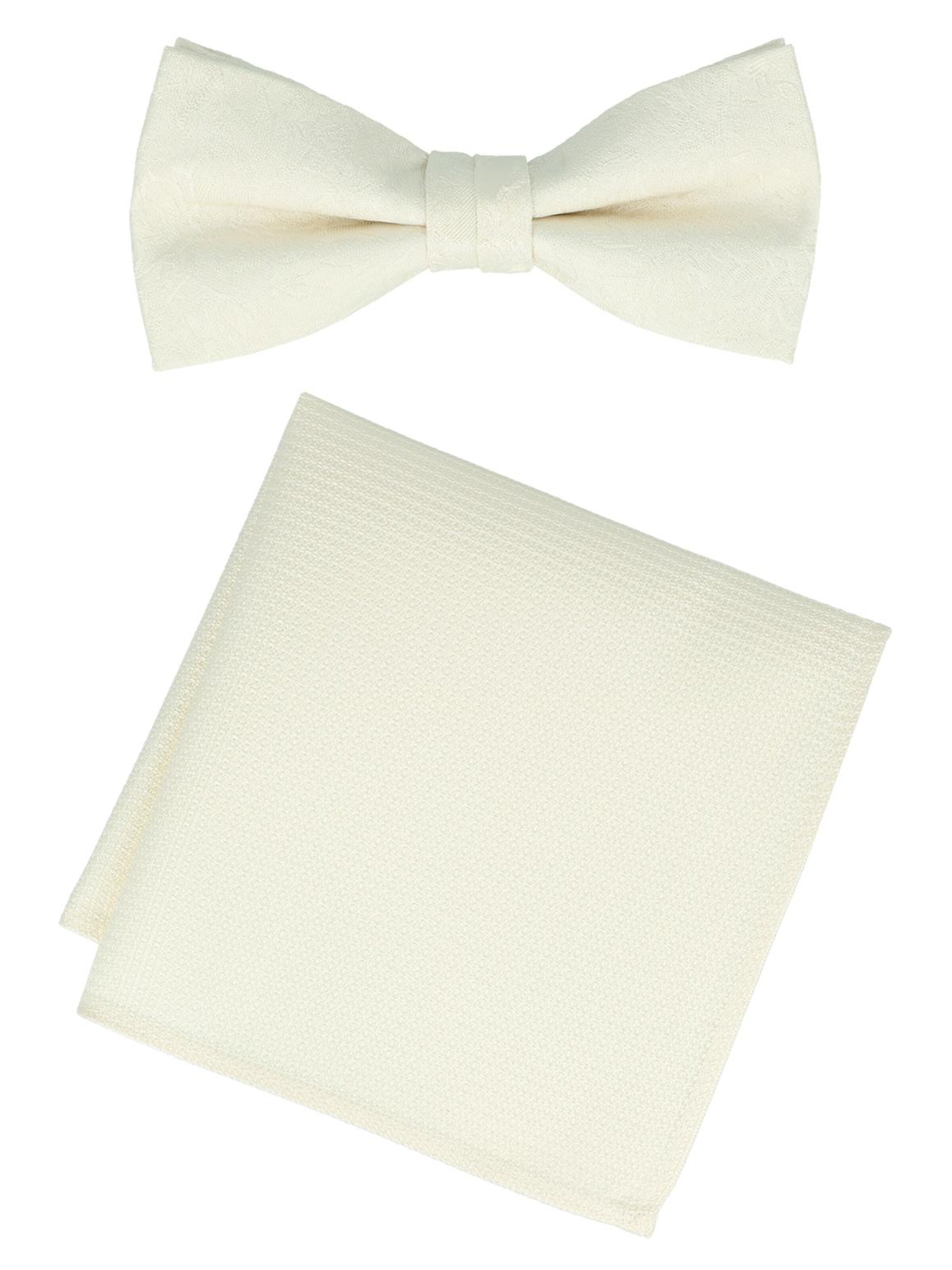 WILLEN Fliege 'Set Floral/ Uni'‌‌‌‌‌‌‌ in Beige: Vorderseite