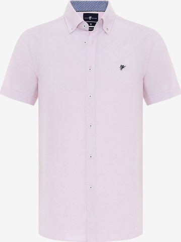 Chemise 'KENT' DENIM CULTURE en rose : devant