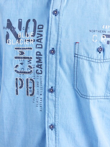 CAMP DAVID Regular fit Πουκάμισο σε μπλε