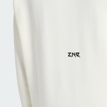 ADIDAS SPORTSWEAR Athletic Sweatshirt 'Z.N.E. Premium' in White