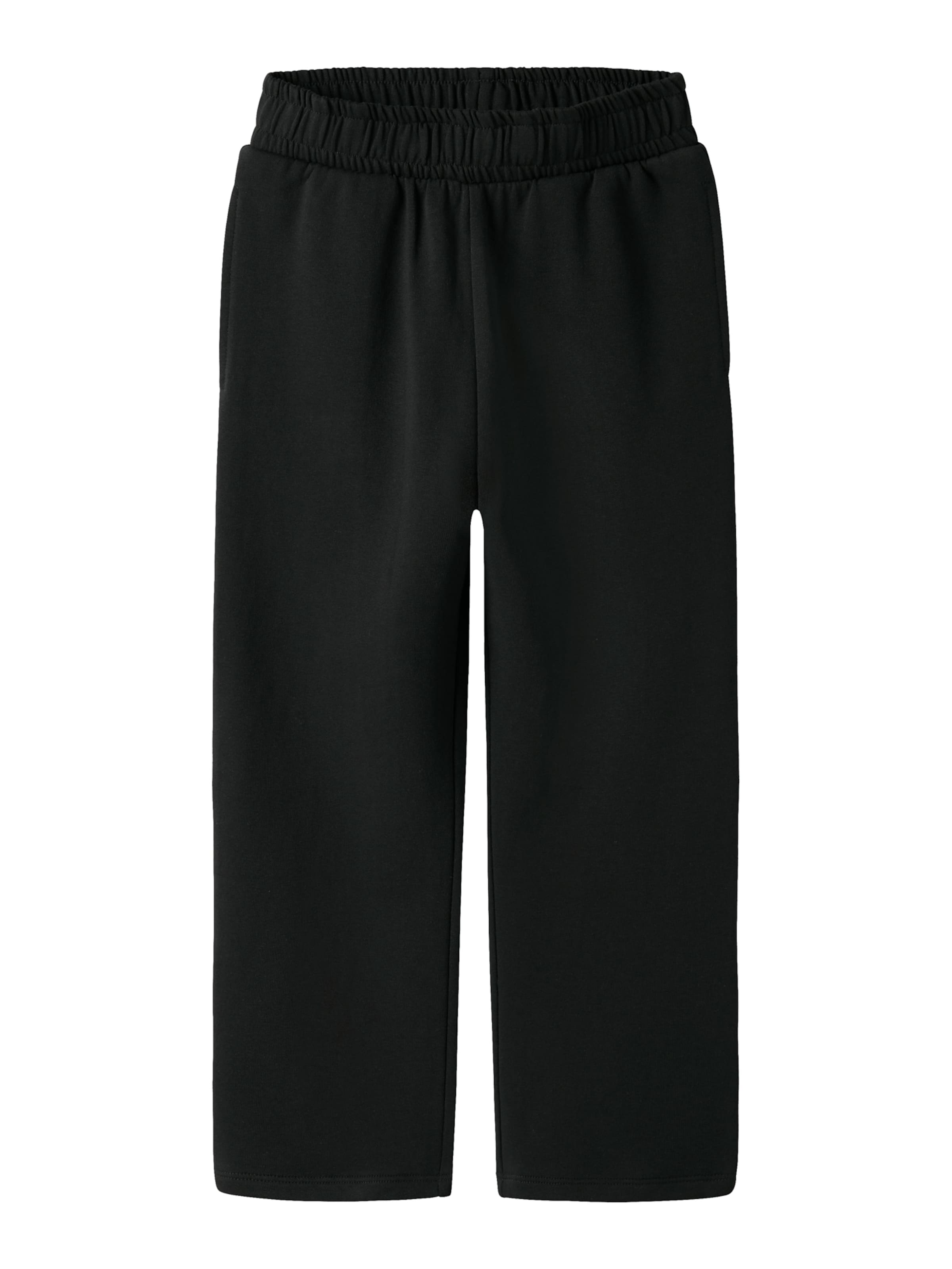 NAME IT Normalny krój Spodnie 'NKMMALLO' w kolorze czarny: przód