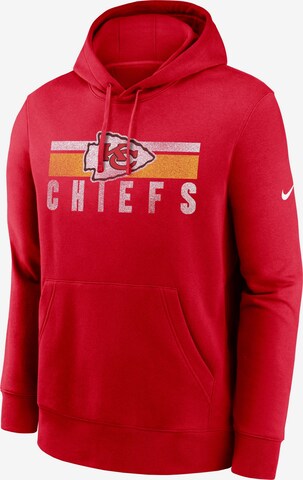 NIKE Sportsweatshirt 'Kansas City Chiefs' in Rot: predná strana