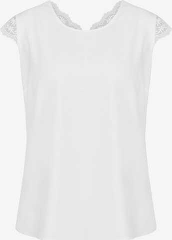 Camicia da donna di Karko in bianco: frontale