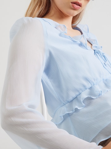 FRENCH CONNECTION Blouse 'EMINA' in Blue
