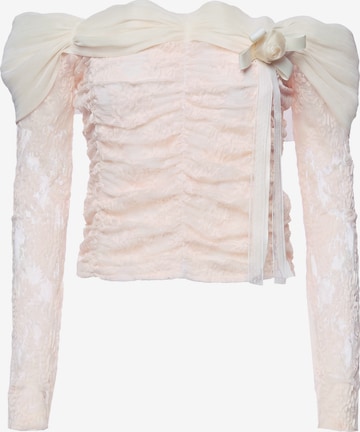 Chemisier faina en rose : devant