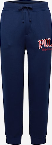 Polo Ralph Lauren Tapered Broek in Blauw: voorkant