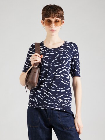 T-shirt TAIFUN en bleu : devant