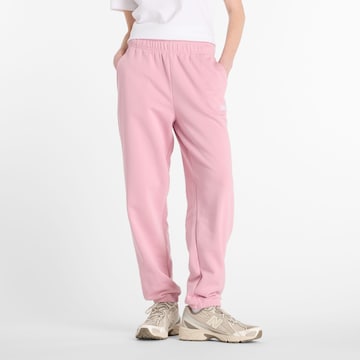new balance Tapered Trousers 'Essentials' in Pink: front