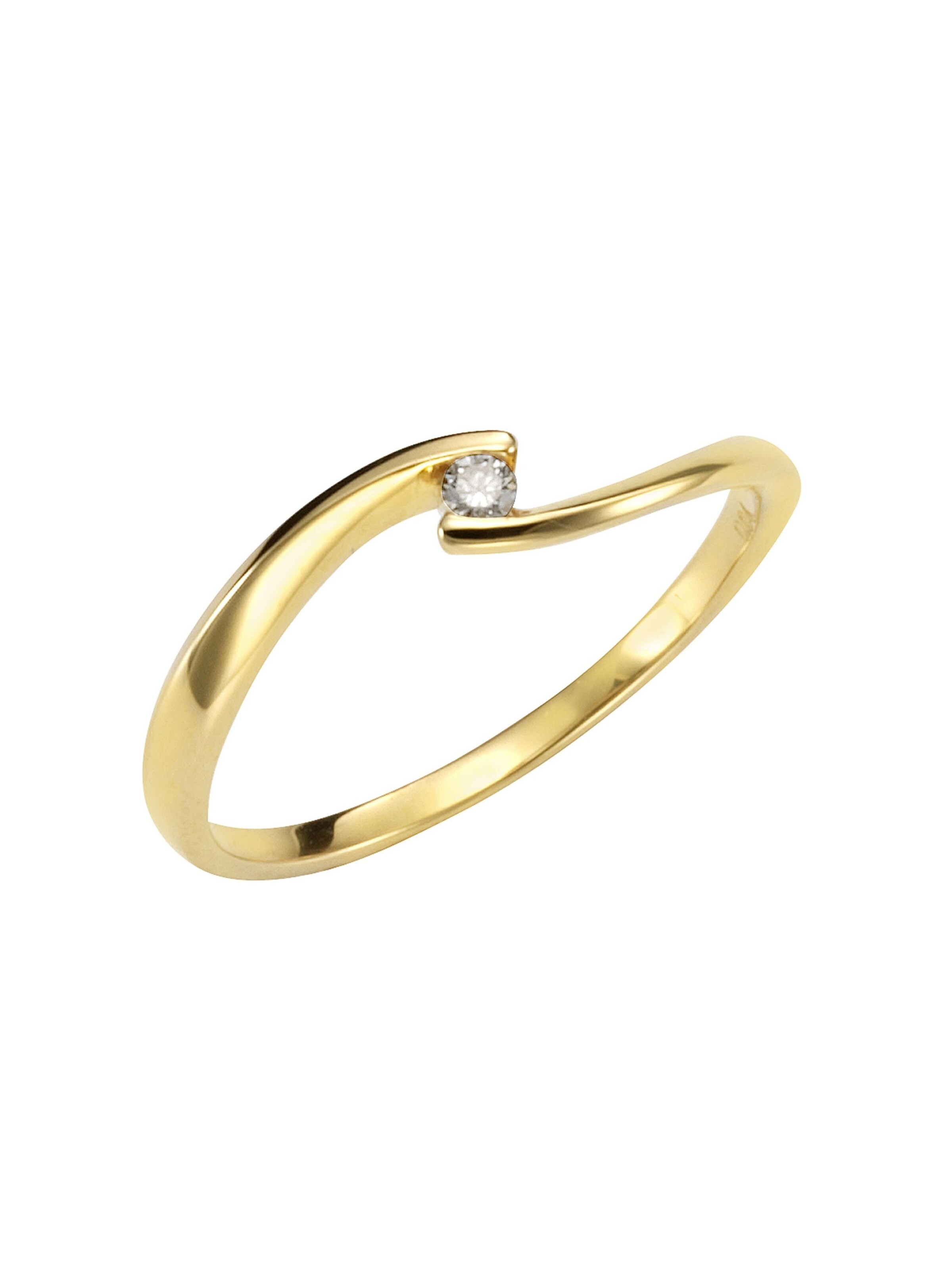 Orolino Ring in Gelb: Vorderseite