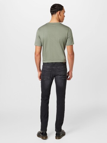 BOSS Orange Slimfit Jeans i svart