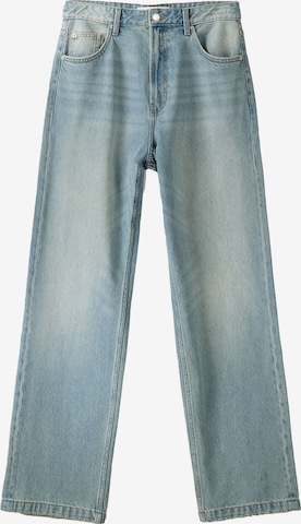 Bershka Loosefit Jeans in Blau: predná strana