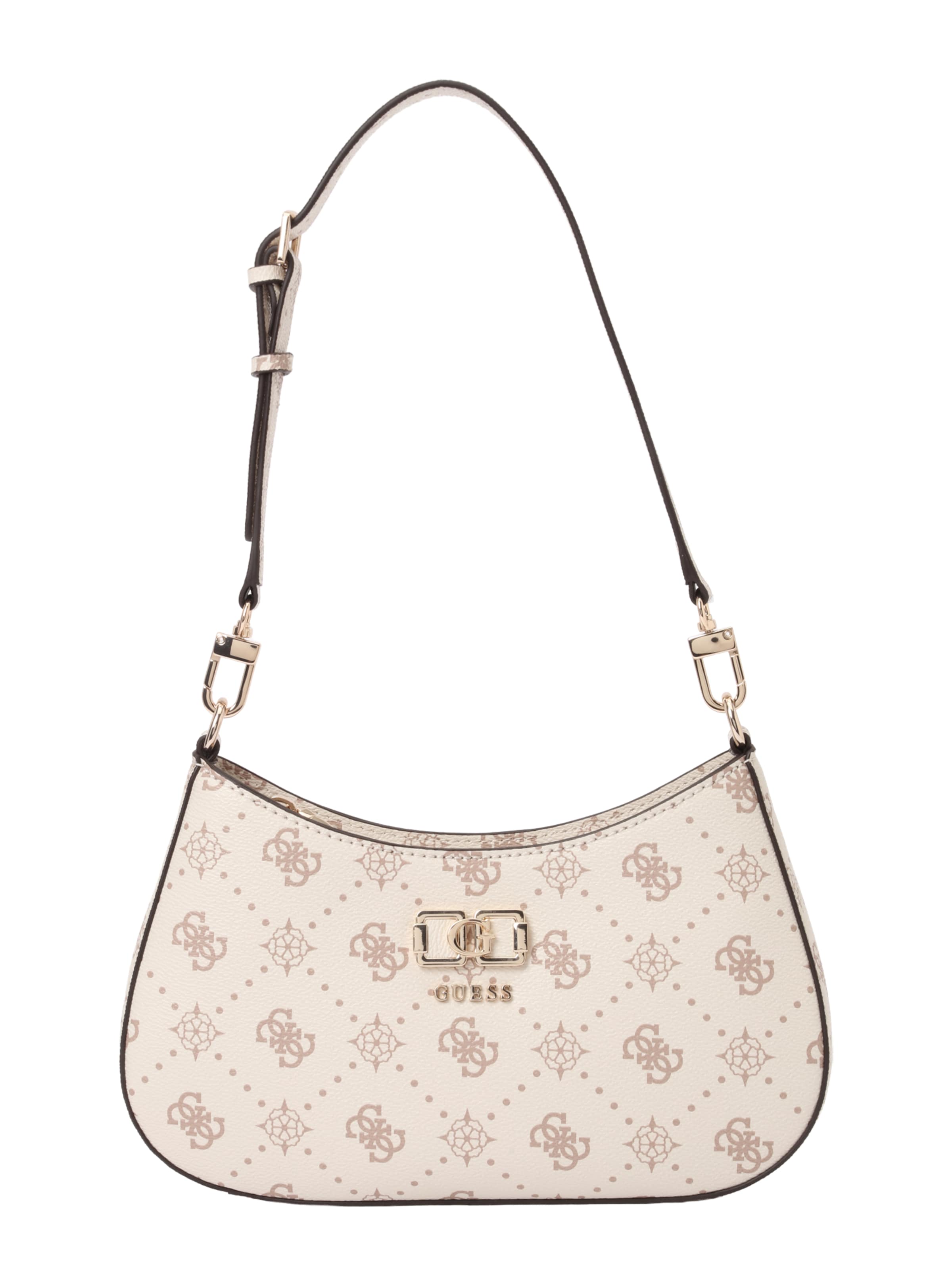 GUESS - Bolso de hombro 'Emelie' en beige: frente