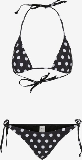 Urban Classics Bikini in schwarz / weiß, Produktansicht