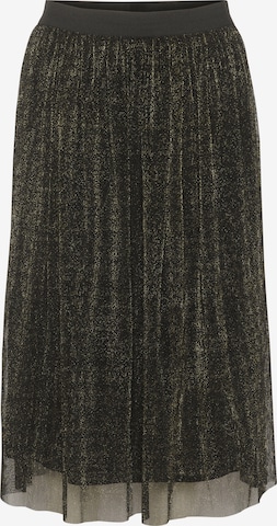 Cream Skirt 'Thine ' in Black: front