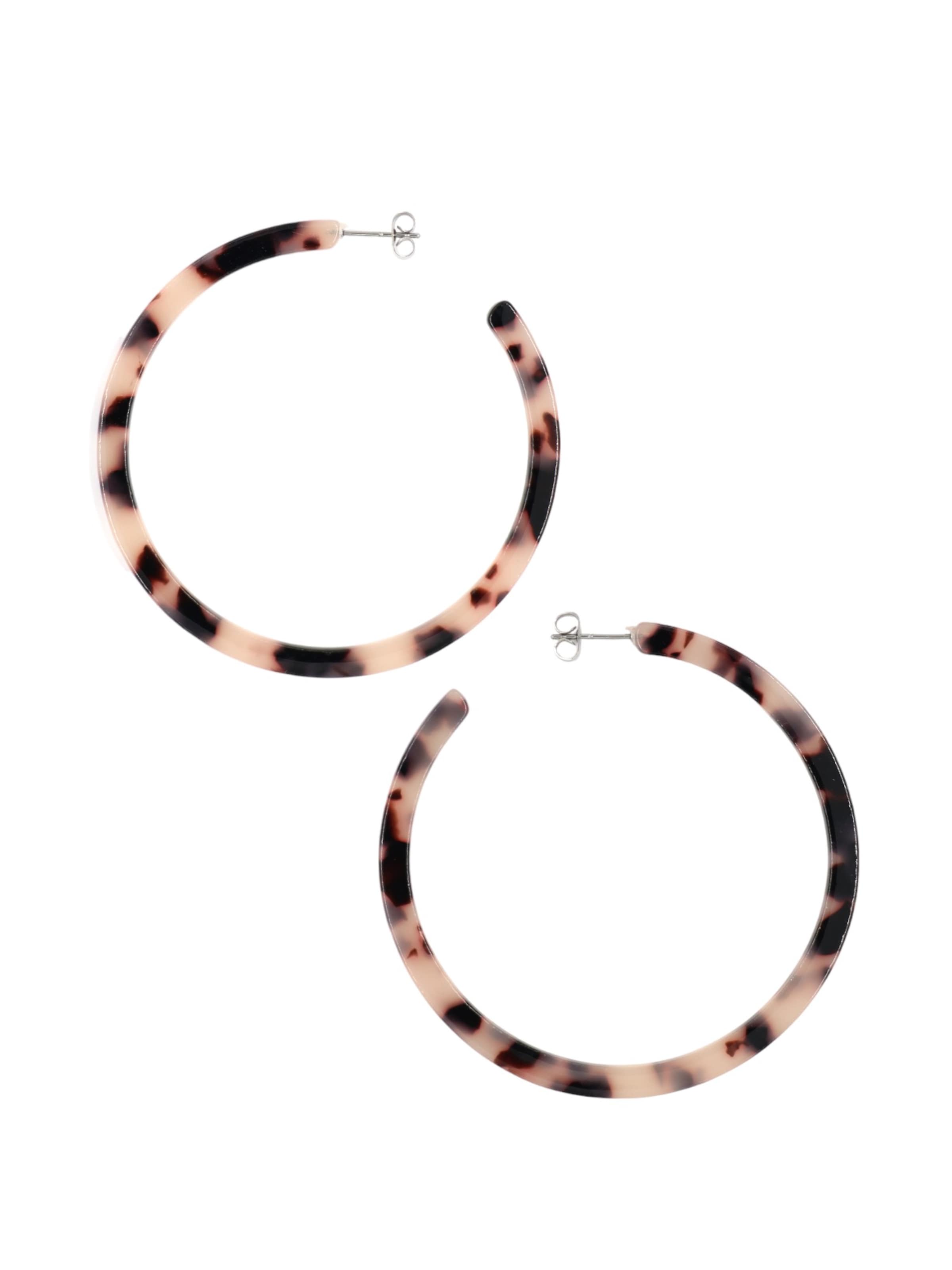 Boucles d'oreilles 'Anne' Fräulein Wunder en marron : devant