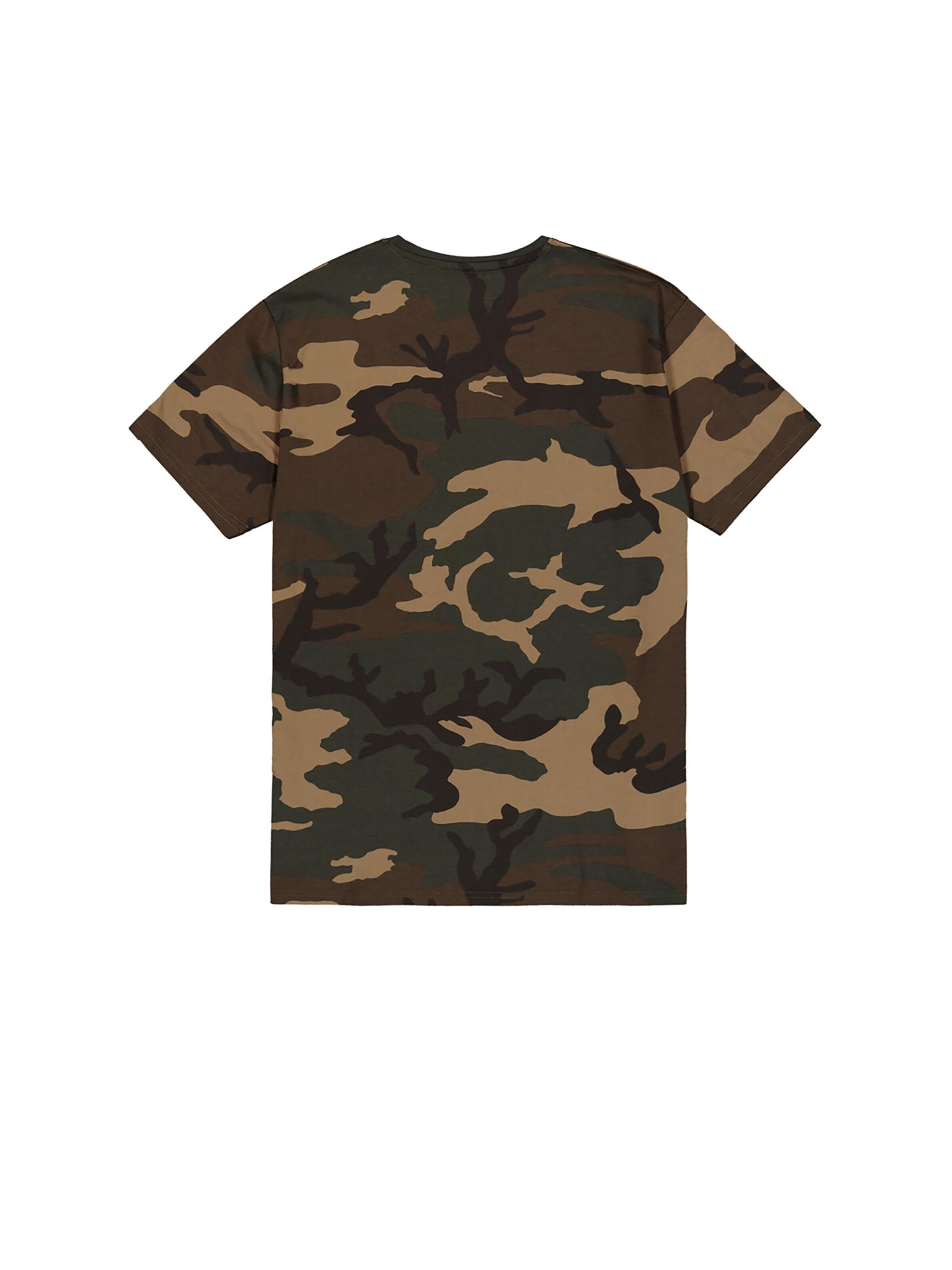ALPHA INDUSTRIES Shirt 'Basic Logo' in Brown
