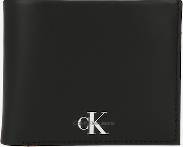 Calvin Klein Jeans Πορτοφόλι σε μαύρο: μπροστά