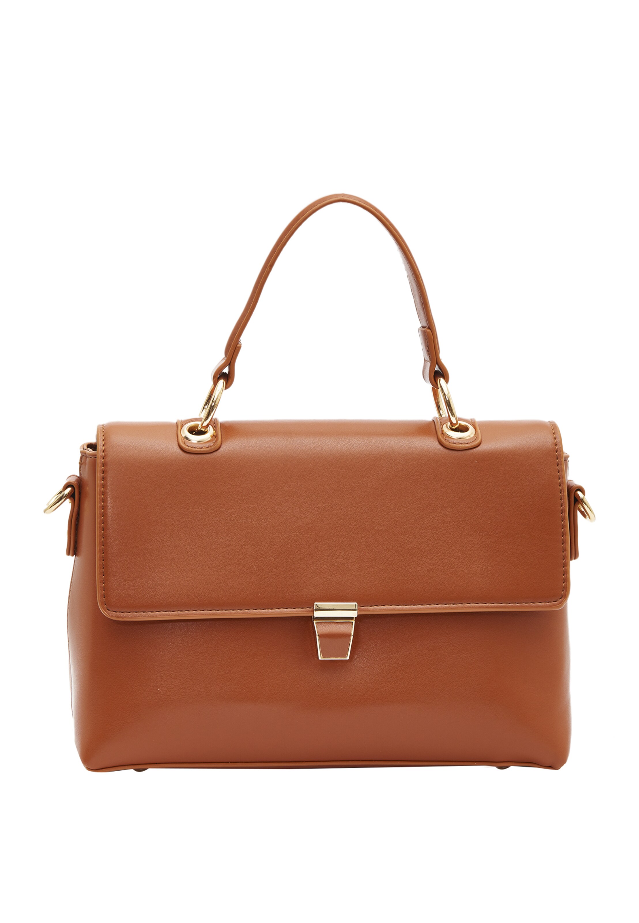 Usha Handtas in Bruin: voorkant