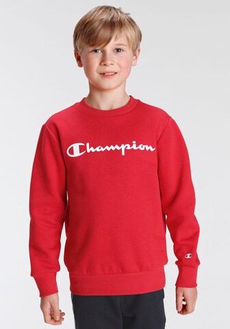 Champion Authentic Athletic ApparelSweater majica - crvena boja: prednji dio