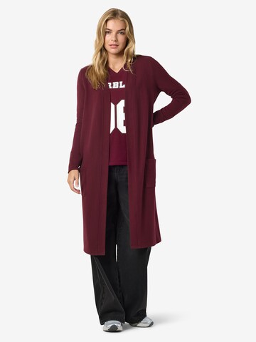 Noisy may Knit cardigan 'NMCITY' in Purple