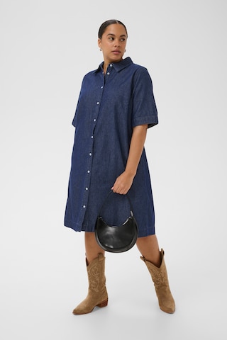 KAFFE CURVE Kleid 'KCJada' in Blau