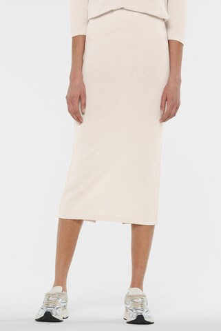 SENSES.THE LABEL Skirt in Beige: front