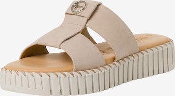 TAMARIS Mules in Beige: front