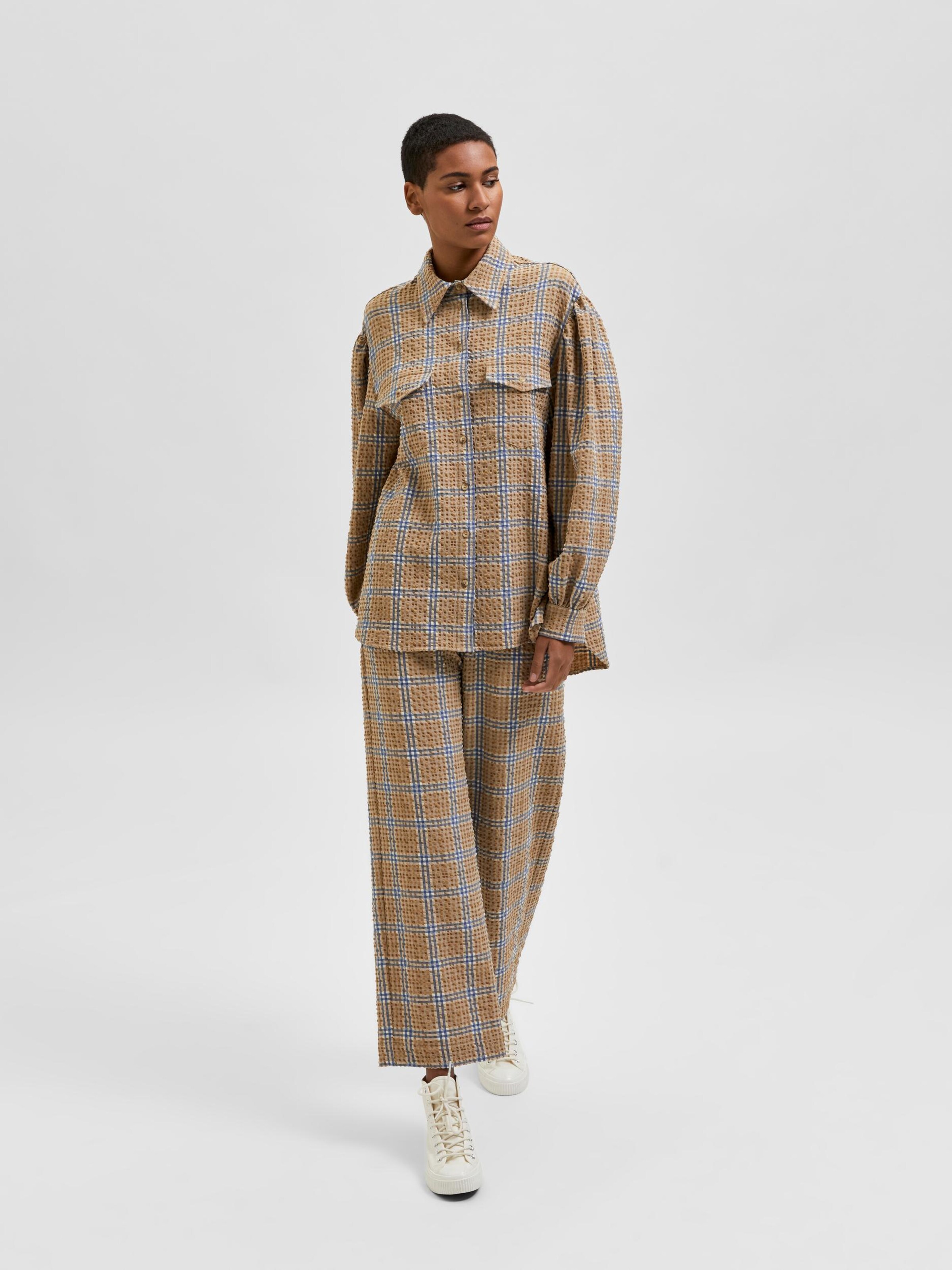 Frauen Blusen & Tuniken SELECTED FEMME Bluse 'Alma' in Hellbraun - IL70089 Frauen Blusen & Tuniken SELECTED FEMME Bluse 'Alma' in Hellbraun - IL70089