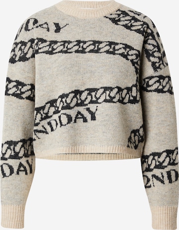 Pull-over 2NDDAY en gris : devant